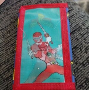 Power Rangers Red Wallet 1994